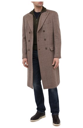 Мужские кожаные ботинки walk and walk wintery LORO PIANA темно-коричневого цвета по цене 85350 руб., арт. FAL4244 | Фото 2 Мужские кожаные ботинки walk and walk wintery LORO PIANA темно-коричневого цвета, арт. FAL4244 | Фото 2