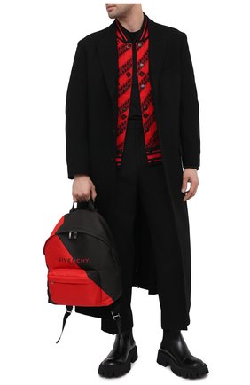 Мужской текстильный рюкзак GIVENCHY красного цвета по цене 95150 руб., арт. BK500JK10C | Фото 2 Мужской текстильный рюкзак GIVENCHY красного цвета, арт. BK500JK10C | Фото 2