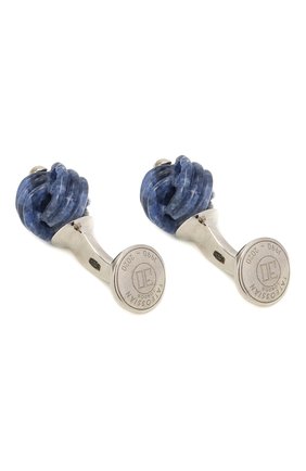 Мужские серебряные запонки TATEOSSIAN синего цвета по цене 57500 руб., арт. CF0323 | Фото 2 Мужские серебряные запонки TATEOSSIAN синего цвета, арт. CF0323 | Фото 2 (Материал: Серебро; Стили: Классический)