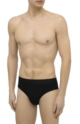 Мужские комплект из двух хлопковых брифов ERMENEGILDO ZEGNA черного цвета по цене 5135 руб., арт. N2X440040/N2X400040 | Фото 2 Мужские комплект из двух хлопковых брифов ERMENEGILDO ZEGNA черного цвета, арт. N2X440040/N2X400040 | Фото 2
