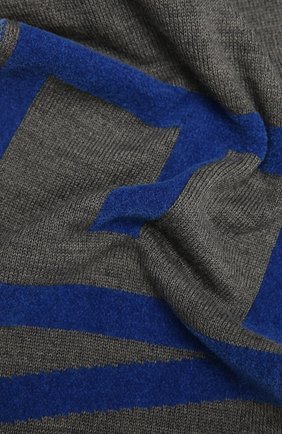 Детский комплект из шапки и шарфа EMPORIO ARMANI синего цвета по цене 13650 руб., арт. 407510/0A758 | Фото 5 Детский комплект из шапки и шарфа EMPORIO ARMANI синего цвета, арт. 407510/0A758 | Фото 5