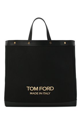 Женский сумка-шопер t screw TOM FORD черного цвета по цене 89950 руб., арт. L1406T-ICN001 | Фото 1 Женский сумка-шопер t screw TOM FORD черного цвета, арт. L1406T-ICN001 | Фото 1