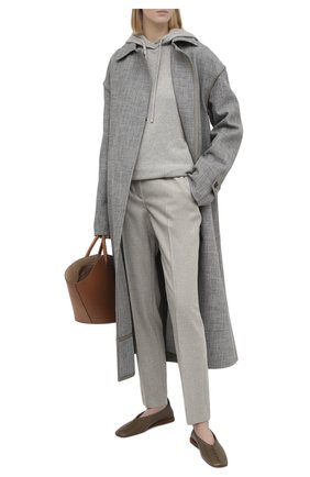 Женские шерстяные брюки RALPH LAUREN серого цвета по цене 104500 руб., арт. 290815849 | Фото 2 Женские шерстяные брюки RALPH LAUREN серого цвета, арт. 290815849 | Фото 2