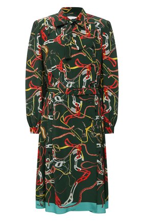 Женское шелковое платье MAISON MARGIELA зеленого цвета по цене 220000 руб., арт. S29CT0977/S53593 | Фото 1 Женское шелковое платье MAISON MARGIELA зеленого цвета, арт. S29CT0977/S53593 | Фото 1