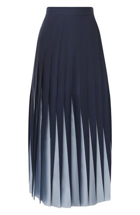 Женская шелковая юбка VALENTINO голубого цвета по цене 214500 руб., арт. UB3RA6E05P0 | Фото 1 Женская шелковая юбка VALENTINO голубого цвета, арт. UB3RA6E05P0 | Фото 1