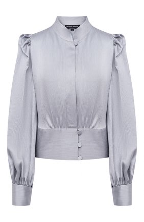 Женская блузка GIORGIO ARMANI серого цвета по цене 159500 руб., арт. 0WHCCZ42/TZ642 | Фото 1 Женская блузка GIORGIO ARMANI серого цвета, арт. 0WHCCZ42/TZ642 | Фото 1
