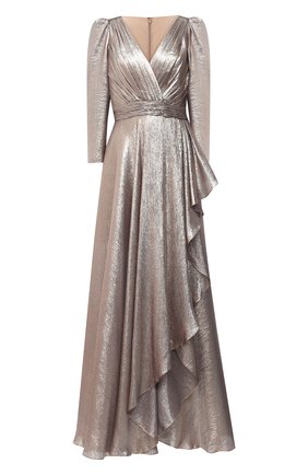 Женское шелковое платье ZUHAIR MURAD золотого цвета по цене 446500 руб., арт. DRP20012/CHLU003 | Фото 1 Женское шелковое платье ZUHAIR MURAD золотого цвета, арт. DRP20012/CHLU003 | Фото 1