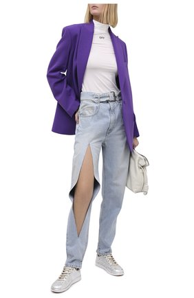 Женские джинсы MAISON MARGIELA голубого цвета по цене 45050 руб., арт. S51LA0123/S30617 | Фото 2 Женские джинсы MAISON MARGIELA голубого цвета, арт. S51LA0123/S30617 | Фото 2