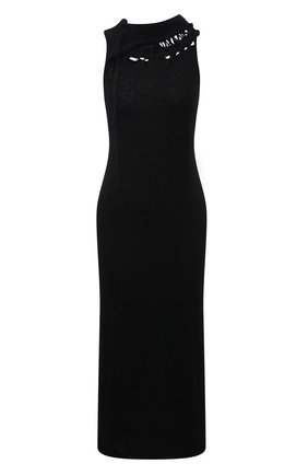 Женское платье YOHJI YAMAMOTO черного цвета по цене 126000 руб., арт. FR-K27-197 | Фото 1 Женское платье YOHJI YAMAMOTO черного цвета, арт. FR-K27-197 | Фото 1