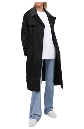Женская хлопковая футболка MSGM белого цвета по цене 10750 руб., арт. 2943MDM79 207648 | Фото 2 Женская хлопковая футболка MSGM белого цвета, арт. 2943MDM79 207648 | Фото 2