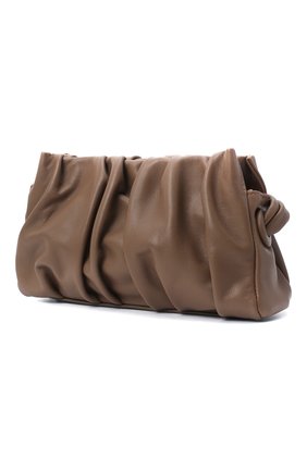 Женская сумка vague small ELLEME темно-коричневого цвета, арт. VAGUE/LEATHER | Фото 3 (Сумки-технические: Сумки через плечо, Сумки top-handle; Материал: Натуральная кожа; Размер: small)