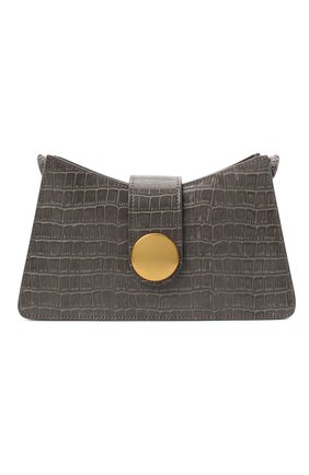 Женская сумка baguette small ELLEME серого цвета по цене 37050 руб., арт. BAGUETTE/CR0C0 PRINT LEATHER | Фото 1 Женская сумка baguette small ELLEME серого цвета, арт. BAGUETTE/CR0C0 PRINT LEATHER | Фото 1