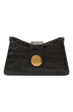 Женская сумка baguette small ELLEME темно-коричневого цвета по цене 37050 руб., арт. BAGUETTE/CR0C0 PRINT LEATHER | Фото 1 Женская сумка baguette small ELLEME темно-коричневого цвета, арт. BAGUETTE/CR0C0 PRINT LEATHER | Фото 1