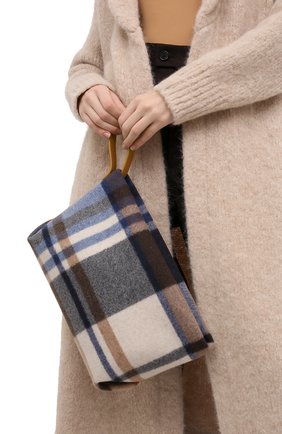 Женский клатч inside out LORO PIANA коричневого цвета по цене 187000 руб., арт. FAL4867 | Фото 2 Женский клатч inside out LORO PIANA коричневого цвета, арт. FAL4867 | Фото 2