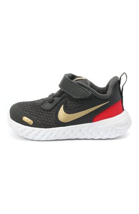 Детские кроссовки nike revolution 5 NIKE серого цвета по цене 2170 руб., арт. BQ5673-016 | Фото 2 Детские кроссовки nike revolution 5 NIKE серого цвета, арт. BQ5673-016 | Фото 2