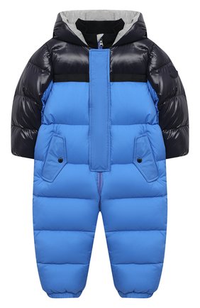 Детский пуховый комбинезон MONCLER синего цвета по цене 59950 руб., арт. F2-951-1G508-20-53333/18M-3A | Фото 1 Детский пуховый комбинезон MONCLER синего цвета, арт. F2-951-1G508-20-53333/18M-3A | Фото 1 (Региональные ограничения белый список (Axapta Mercury): RU; Ростовка одежда: 18 мес | 86 см, 24 мес | 92 см, 36 мес | 98 см)