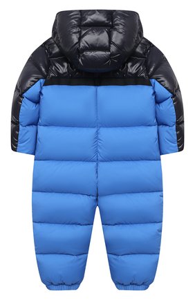 Детский пуховый комбинезон MONCLER синего цвета по цене 59950 руб., арт. F2-951-1G508-20-53333/18M-3A | Фото 2 Детский пуховый комбинезон MONCLER синего цвета, арт. F2-951-1G508-20-53333/18M-3A | Фото 2 (Региональные ограничения белый список (Axapta Mercury): RU; Ростовка одежда: 18 мес | 86 см, 24 мес | 92 см, 36 мес | 98 см)