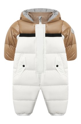Детского пуховый комбинезон MONCLER белого цвета по цене 49950 руб., арт. F2-951-1G508-20-53333/18M-3A | Фото 1 Детского пуховый комбинезон MONCLER белого цвета, арт. F2-951-1G508-20-53333/18M-3A | Фото 1