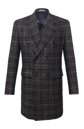 Мужской пальто из шерсти и шелка CORNELIANI разноцветного цвета по цене 199500 руб., арт. 861419-0812100/00 | Фото 1 Мужской пальто из шерсти и шелка CORNELIANI разноцветного цвета, арт. 861419-0812100/00 | Фото 1