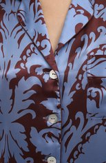 Женская пижама LUNA DI SETA голубого цвета, арт. VLST60704 | Фото 6 (Материал внешний: Вискоза)