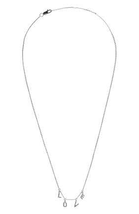 Женское колье love J-POINT белого цвета по цене 51700 руб., арт. ИПГ857.39.040920.11W | Фото 1 Женское колье love J-POINT белого цвета, арт. ИПГ857.39.040920.11W | Фото 1