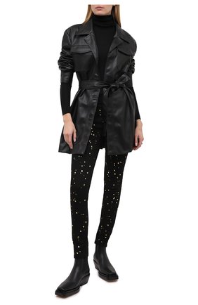 Женские джинсы PHILIPP PLEIN черного цвета по цене 46980 руб., арт. A20C WDT1527 PDE004N | Фото 2 Женские джинсы PHILIPP PLEIN черного цвета, арт. A20C WDT1527 PDE004N | Фото 2