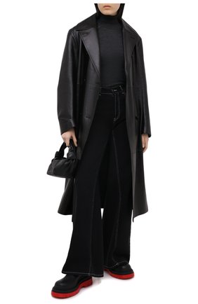 Женская шерстяная водолазка ACNE STUDIOS темно-серого цвета по цене 33650 руб., арт. A60193 | Фото 2 Женская шерстяная водолазка ACNE STUDIOS темно-серого цвета, арт. A60193 | Фото 2