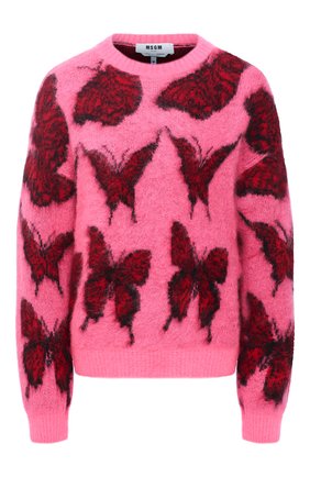 Женский свитер MSGM фуксия цвета по цене 38300 руб., арт. 2942MDM228 207953 | Фото 1 Женский свитер MSGM фуксия цвета, арт. 2942MDM228 207953 | Фото 1