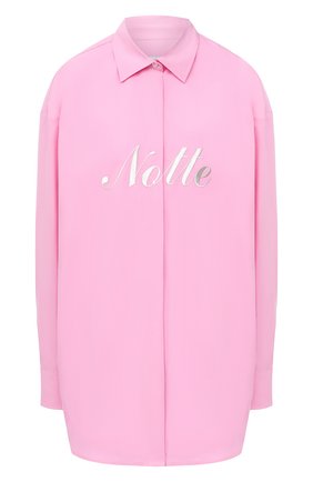 Женская хлопковая рубашка MSGM светло-розового цвета по цене 29950 руб., арт. 2942MDE112X 207813 | Фото 1 Женская хлопковая рубашка MSGM светло-розового цвета, арт. 2942MDE112X 207813 | Фото 1