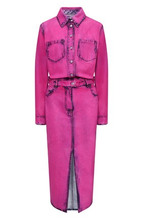 Женское джинсовое платье MSGM фуксия цвета по цене 55050 руб., арт. 2942MDA142LC 207967 | Фото 1 Женское джинсовое платье MSGM фуксия цвета, арт. 2942MDA142LC 207967 | Фото 1