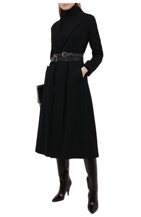 Женские кожаные сапоги TOM FORD коричневого цвета по цене 139500 руб., арт. W2690T-LCL102 | Фото 2 Женские кожаные сапоги TOM FORD коричневого цвета, арт. W2690T-LCL102 | Фото 2