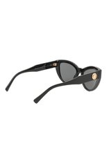 Женские солнцезащитные очки VERSACE черного цвета, арт. 4381B-GB1/87 | Фото 4 (Региональные ограничения белый список (Axapta Mercury): RU; Тип очков: С/з; Оптика Гендер: оптика-женское; Очки форма: Cat-eye)