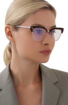 Женские оправа TOM FORD коричневого цвета по цене 26300 руб., арт. TF5547-B 052 | Фото 2 Женские оправа TOM FORD коричневого цвета, арт. TF5547-B 052 | Фото 2