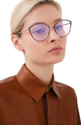 Женские оправа TOM FORD коричневого цвета по цене 26950 руб., арт. TF5573-B 069 | Фото 2 Женские оправа TOM FORD коричневого цвета, арт. TF5573-B 069 | Фото 2
