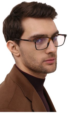 Мужские оправа TOM FORD коричневого цвета по цене 16550 руб., арт. TF5584-B 053 | Фото 2 Мужские оправа TOM FORD коричневого цвета, арт. TF5584-B 053 | Фото 2
