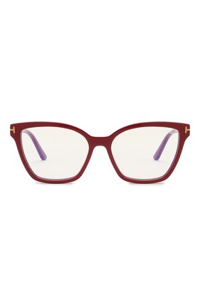 Женские оправа TOM FORD красного цвета по цене 47600 руб., арт. TF5641-B 075 | Фото 3 Женские оправа TOM FORD красного цвета, арт. TF5641-B 075 | Фото 3 (Оптика Гендер: оптика-женское; Тип очков: Оправа; Очки форма: Бабочка)