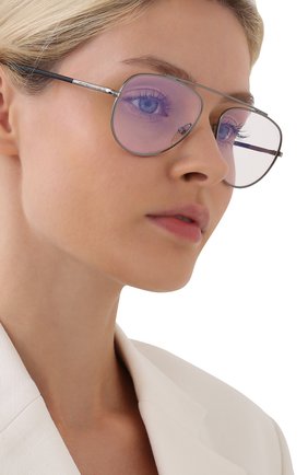 Женские оправа TOM FORD серебряного цвета по цене 21300 руб., арт. TF5622-B 008 | Фото 2 Женские оправа TOM FORD серебряного цвета, арт. TF5622-B 008 | Фото 2