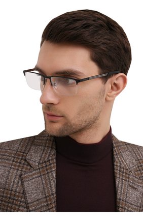 Мужские оправа GUCCI черного цвета по цене 19450 руб., арт. GG0694 004 | Фото 2 Мужские оправа GUCCI черного цвета, арт. GG0694 004 | Фото 2