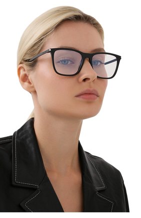 Женские оправа SAINT LAURENT черного цвета по цене 26500 руб., арт. SL 345 002 | Фото 2 Женские оправа SAINT LAURENT черного цвета, арт. SL 345 002 | Фото 2
