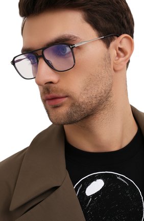 Мужские оправа TOM FORD черного цвета по цене 23050 руб., арт. TF5665-B 020 | Фото 2 Мужские оправа TOM FORD черного цвета, арт. TF5665-B 020 | Фото 2