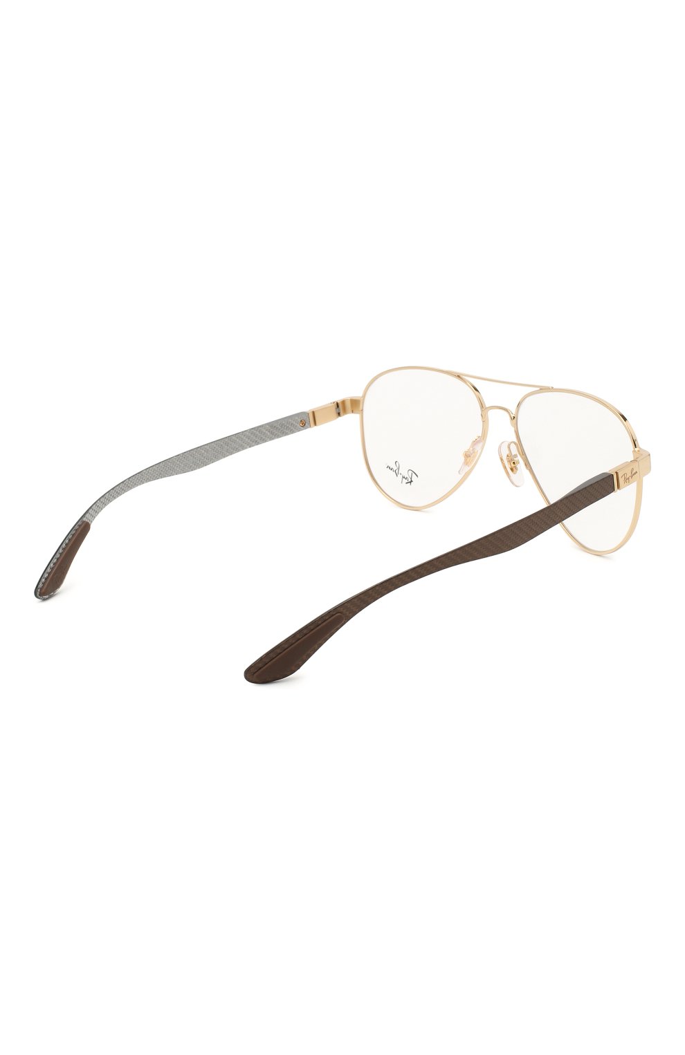 Женские оправа RAY-BAN золотого цвета по цене 12100 руб., арт. 8420-2500 | Фото 5 Женские оправа RAY-BAN золотого цвета, арт. 8420-2500 | Фото 5