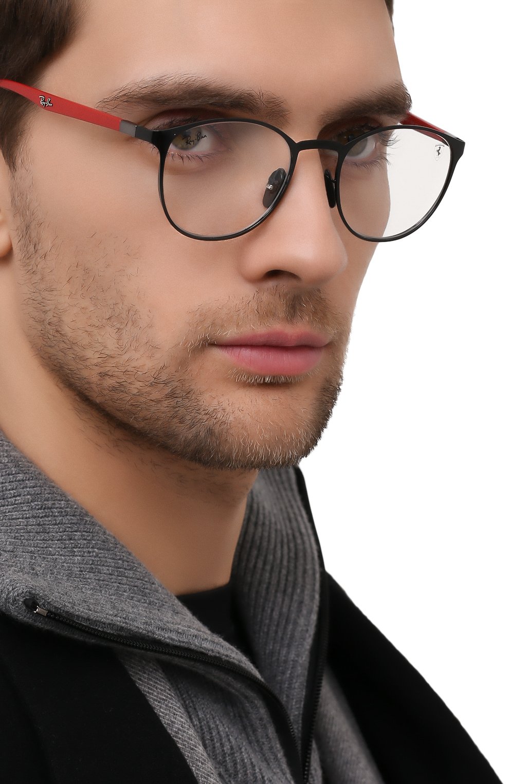 Женские оправа RAY-BAN черного цвета по цене 12700 руб., арт. 6355M-F028 | Фото 3 Женские оправа RAY-BAN черного цвета, арт. 6355M-F028 | Фото 3