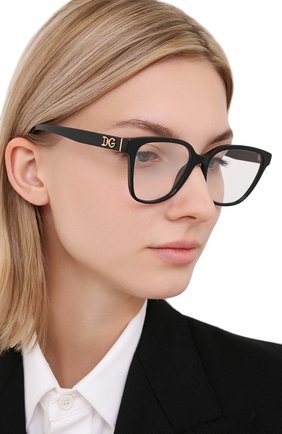 Женские оправа DOLCE & GABBANA черного цвета по цене 19600 руб., арт. 3321-501 | Фото 2 Женские оправа DOLCE & GABBANA черного цвета, арт. 3321-501 | Фото 2