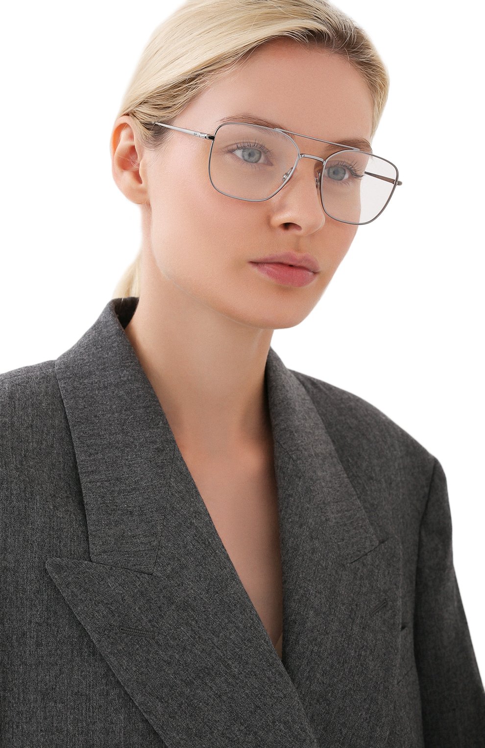 Женские оправа RAY-BAN серебряного цвета по цене 8300 руб., арт. 6450-2502 | Фото 2 Женские оправа RAY-BAN серебряного цвета, арт. 6450-2502 | Фото 2