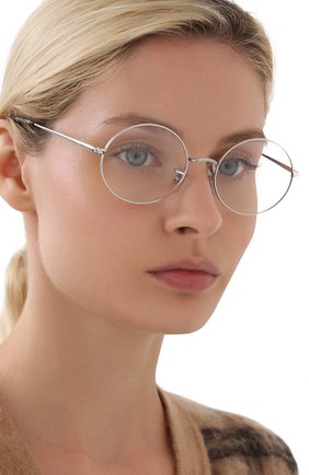 Женские оправа RAY-BAN серебряного цвета по цене 8995 руб., арт. 1970V-2501 | Фото 2 Женские оправа RAY-BAN серебряного цвета, арт. 1970V-2501 | Фото 2
