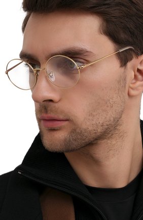 Женские оправа RAY-BAN золотого цвета по цене 8995 руб., арт. 1970V-3086 | Фото 3 Женские оправа RAY-BAN золотого цвета, арт. 1970V-3086 | Фото 3