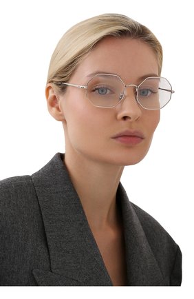 Женские оправа RAY-BAN серебряного цвета по цене 8995 руб., арт. 1972V-2501 | Фото 2 Женские оправа RAY-BAN серебряного цвета, арт. 1972V-2501 | Фото 2