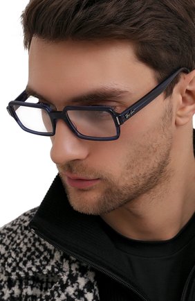 Женские оправа RAY-BAN синего цвета по цене 9600 руб., арт. 5473-8053 | Фото 3 Женские оправа RAY-BAN синего цвета, арт. 5473-8053 | Фото 3