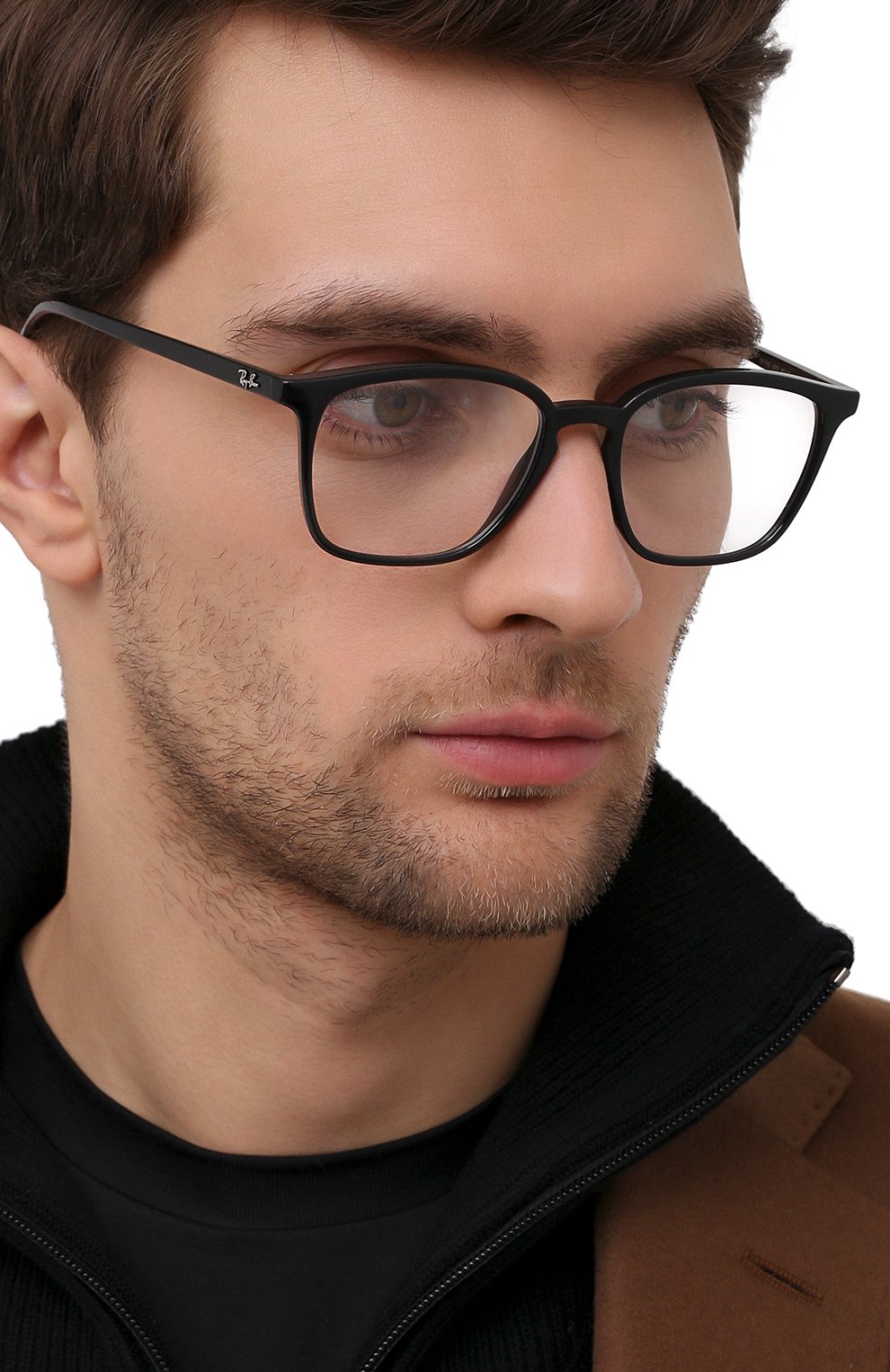 Женские оправа RAY-BAN черного цвета по цене 6995 руб., арт. 7185-2000 | Фото 3 Женские оправа RAY-BAN черного цвета, арт. 7185-2000 | Фото 3