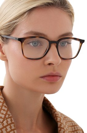Женские оправа RAY-BAN коричневого цвета по цене 6995 руб., арт. 7185-2012 | Фото 2 Женские оправа RAY-BAN коричневого цвета, арт. 7185-2012 | Фото 2